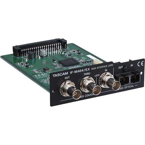 Tascam IF-MA64-EX 64-Channel Madi Opticalcoaxial Interface Card For Da-6400 64-Channel Recorder