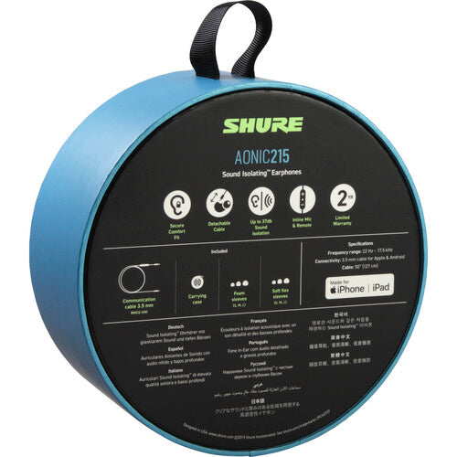 Shure SE215DYBL+UNI