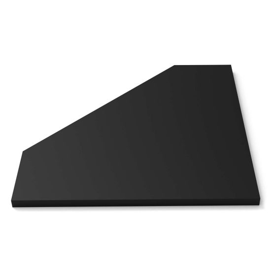 Glorious MODULAR-SIDE-ADAPT Modular Side Rack Adapter For Workstation to a Workbench (Black)