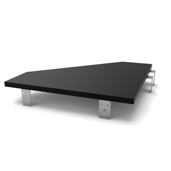 Glorious MODULAR-SIDE-ADAPT Modular Side Rack Adapter For Workstation to a Workbench (Black)
