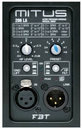FBT FB MITUS 206LA 2-Way Compact Active Line Array Speaker System