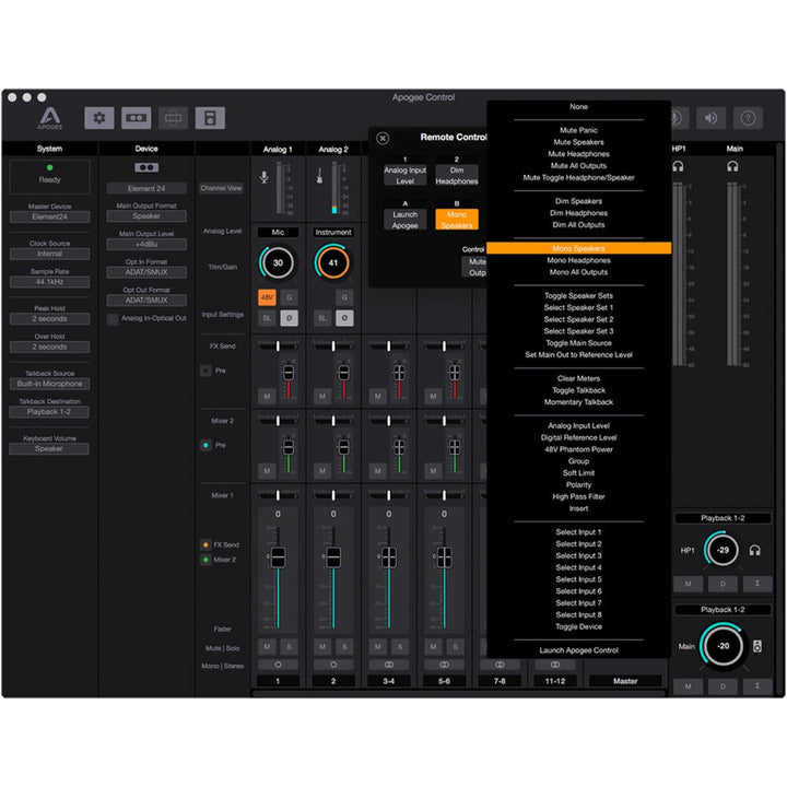 Apogee Control