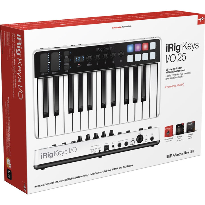 IK Multimedia iRig Keys I/O 25