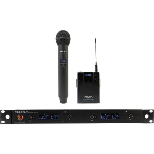 Audix AP62C2BP Dual-Channel Diversity Receiver With Bodypack And Handheld Microphone
