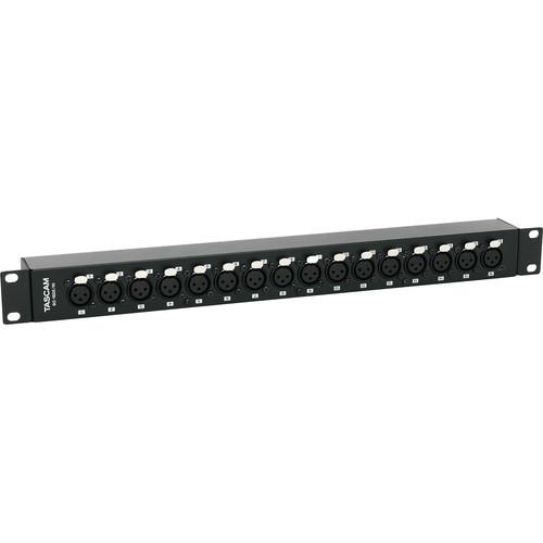 Tascam BO-16DXIN Rackmount 16-Channel XLR Female To DB25 Adapter