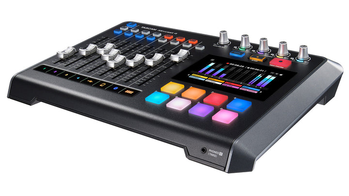 Tascam MIXCAST 4 Podcast Station w/ Recorder and USB