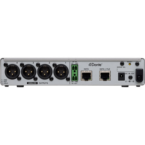 Tascam ML-4D/OUT-X 4-Channel Line-Output Dante Converter with Built-In DSP Mixer