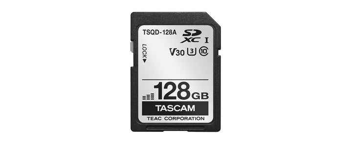 Tascam TSQD-128A Verified SDXC Card for TASCAM Products
