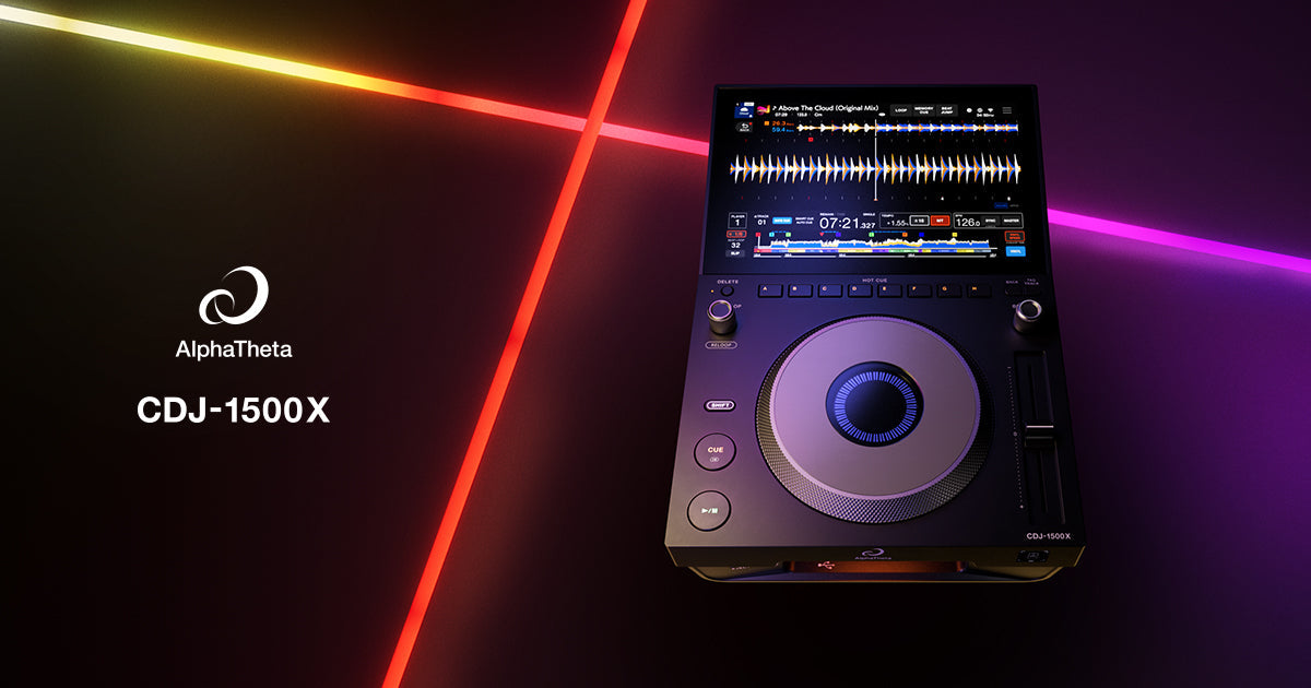 AlphaTheta CDJ-1500X Compact Professional DJ Media Player