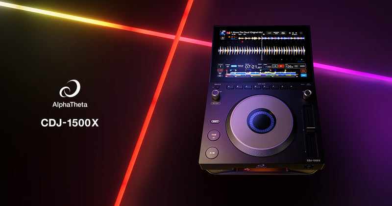 AlphaTheta CDJ-1500X Compact Professional DJ Media Player