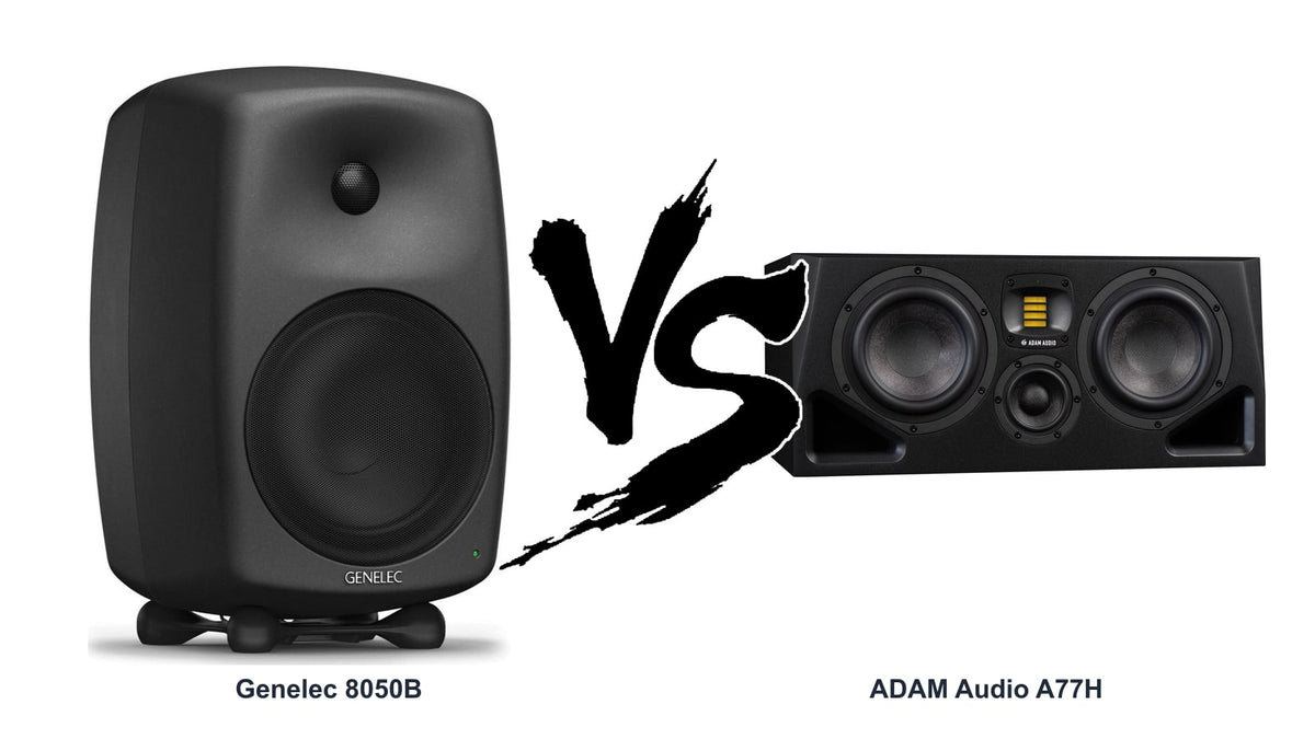 Genelec 8050B vs ADAM Audio A77H studio monitors