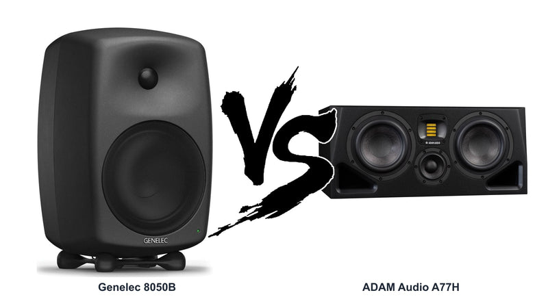 Genelec 8050B vs ADAM Audio A77H studio monitors