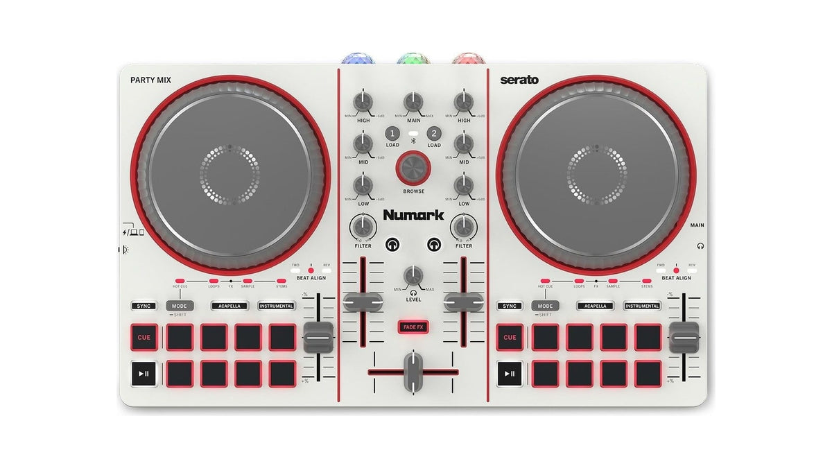 Numark Party Mix III DJ controller in cream
