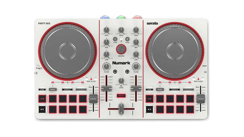 Numark Party Mix III DJ controller in cream