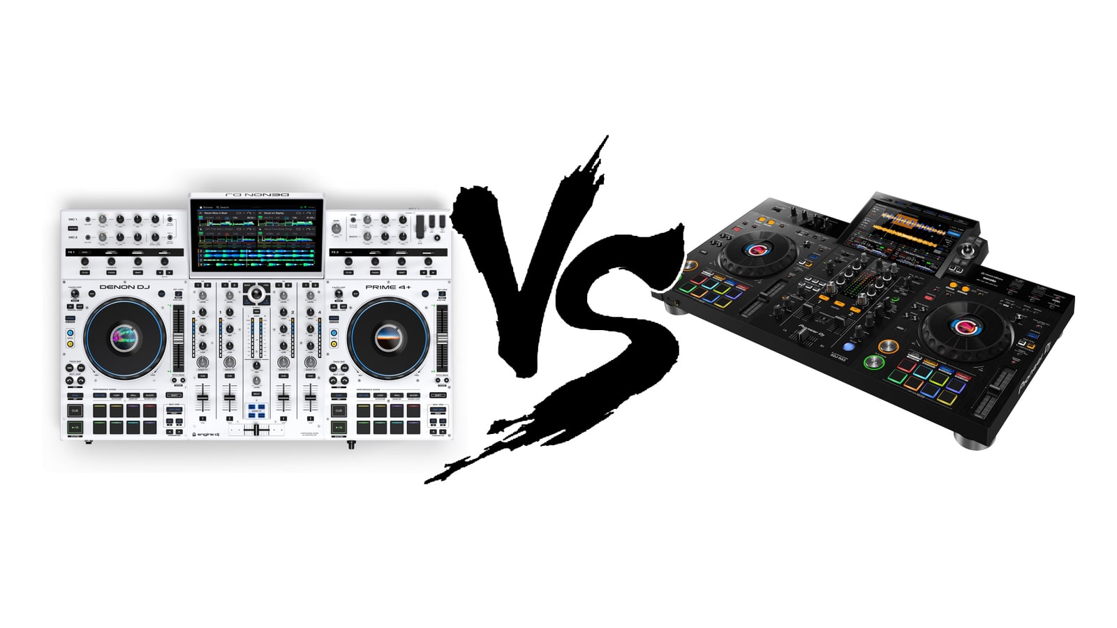Prime 4+ White vs XDJ-RX3
