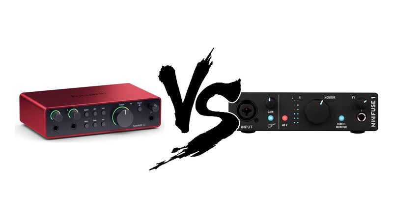 Focusrite Scarlett 2i2 vs Arturia MiniFuse 2 Canada 2026