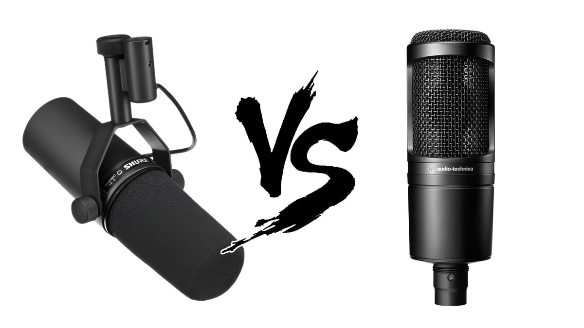 Shure SM7B vs Audio-Technica AT2020 Canada 2026