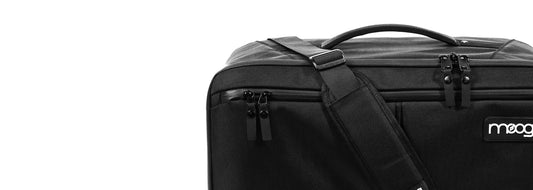 Black DJ gear transport bags with shoulder strap and sturdy handle for secure travel and protection