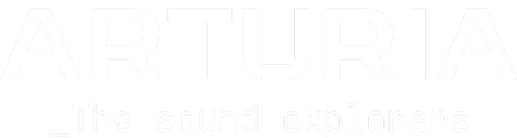 Arturia audio gear logo showcasing creative instruments and controllers to buy Arturia audio gear Toronto