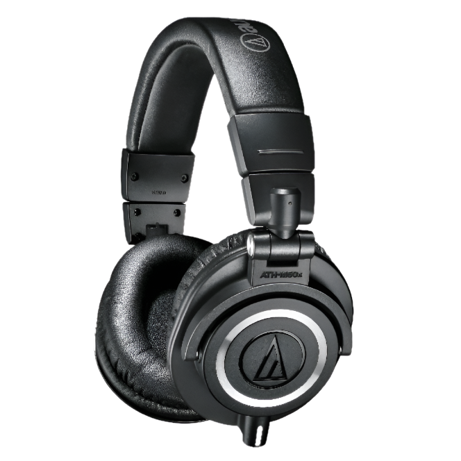 Audio-Technica ATH-M50X Professional Studio Monitor Headphones - Headphones