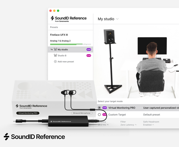 Sonarworks [Box] SoundID Ref Virtual Monitoring PRO with Mic