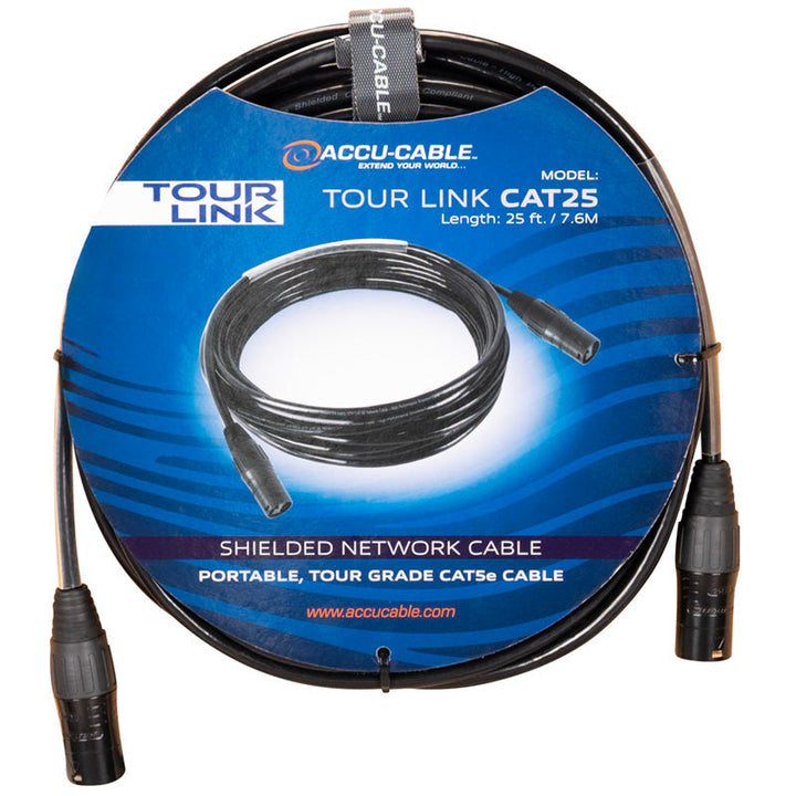 ADJ Cat5E Shielded Network Cable - 25ft