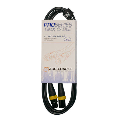 ADJ 3-Pin Professional DMX Cable - 10ft