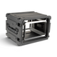 SKB SKB 3SKB-R06U20W rSeries 6U 20 Deep Rolling Shock Rack (Black) - Cases & Transport Accessories