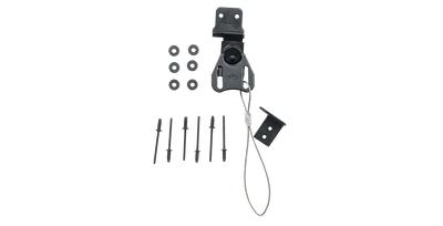 SKB SKB 3R-WPL Latch w/Wire Padlock Option (Black) - Cases & Transport Accessories