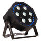 Eliminator LP-8R Wash Fixture with 7 x 8W RGBW+LED Ring - Stage Lighting