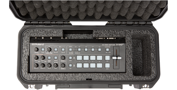 SKB SKB iSeries 1706-6 Roland V-1HD+ Switcher Case (Black, Pre-Cut Foam) - Cases & Transport Accessories