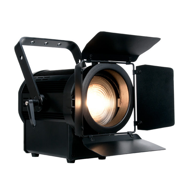 ADJ 8in Fresnel Fixture (3000K) with 130W WW LED & Barn Door