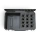 SKB SKB iSeries 2011-12 12-Mic Case (Black, Pre-Cut Foam) - Microphone Cases
