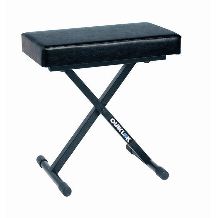 Quik Lok BX718 Deluxe Adjustable X-Style Keyboard Bench - Seating