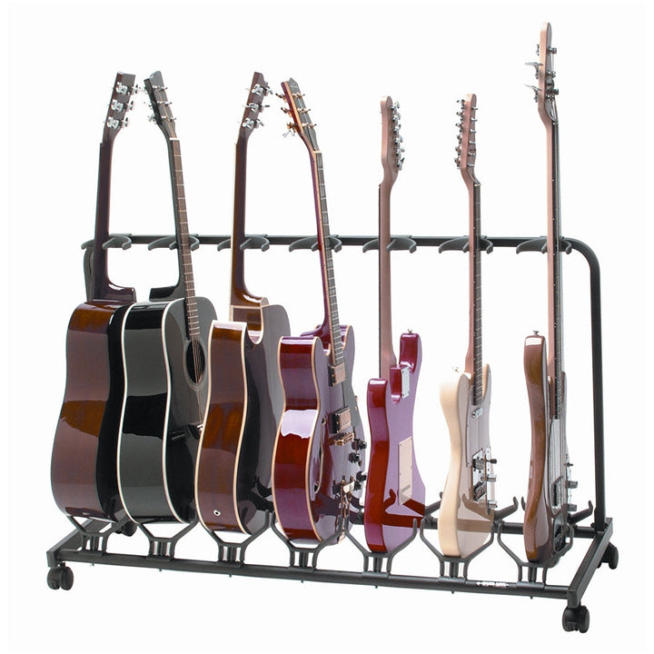 Quik Lok GS471 Universal 7-Slot Electric/Acoustic Guitar Stand - Guitar Stands
