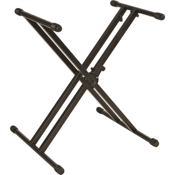 Quik Lok Quik Lok QL746 X-Style Adjustable Single Tier Double-Brace Heavy Duty Keyboard Stand