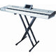 Quik Lok T550 Heavy Duty Keyboard "X" Stand with Trigger-Lok Height Adjustment - Keyboard & Synthesizer Stands