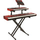 Quik Lok QL742 Double Tier X-Style Double Braced Keyboard Stand - Stands & Arms Accessories