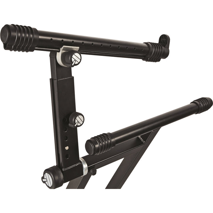 Quik Lok QL742 Double Tier X-Style Double Braced Keyboard Stand - Stands & Arms Accessories