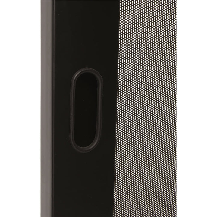 Quik Lok Z612BK 12-U Rack Stand with Wood Top (Black) - Racks