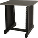Quik Lok Z612BK 12-U Rack Stand with Wood Top (Black) - Racks