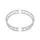 Global Truss F32-IB-C1.5-V180 2 x 180° I-Beam Arc Circle - 1.5m (4.92ft) - Vertical