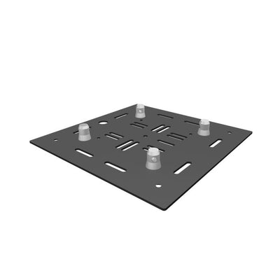 Global Truss Global Truss F34-GT-MH-BASE-16-B 17 x 17 Aluminum Multi-Hole Base Plate for F34 (Black)