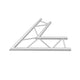 Global Truss F32-IB-4059H 2-Way 60° I-Beam Corner for F32 - Horizontal