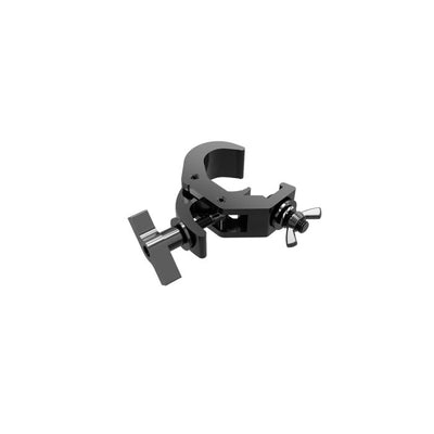 Global Truss JR-QUICK-RIG-CLAMP-BLK C-Clamp with T-Handle for F23/F24 - 110lb Rated (Black)