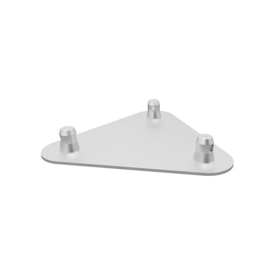 Global Truss Global Truss F33-TR-4108 Aluminum Triangle Base Plate for F33 - 12in x 12in