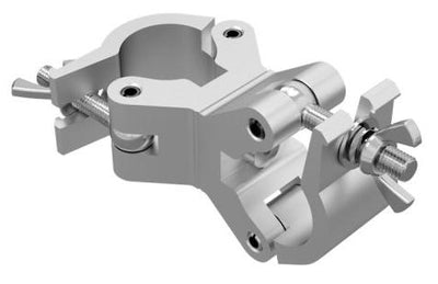 Global Truss X-PRO-SWIVEL-CLAMP/SLM Stainless Steel 2in Dual Swivel Clamp - 1100lb Rated