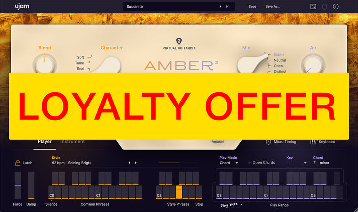 UJAM UJAM AMBER 2 Loyalty Offer