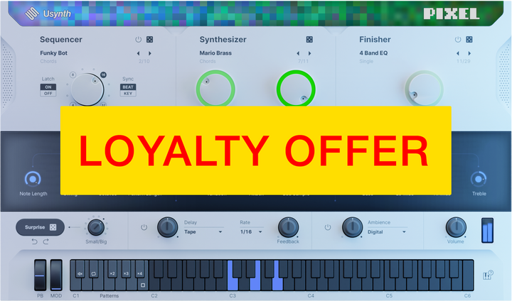UJAM UJAM PIXEL 2 Loyalty Offer