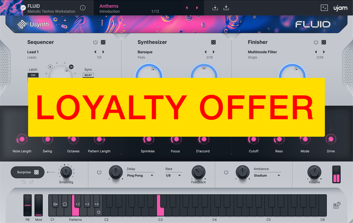UJAM UJAM FLUID Loyalty Offer